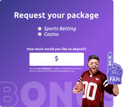 request your betting package